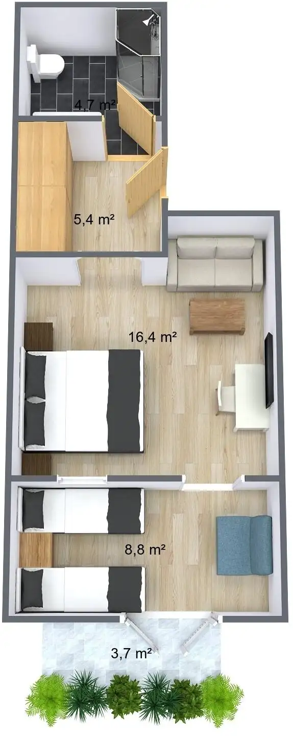 Stellplatz Fahrradgarage